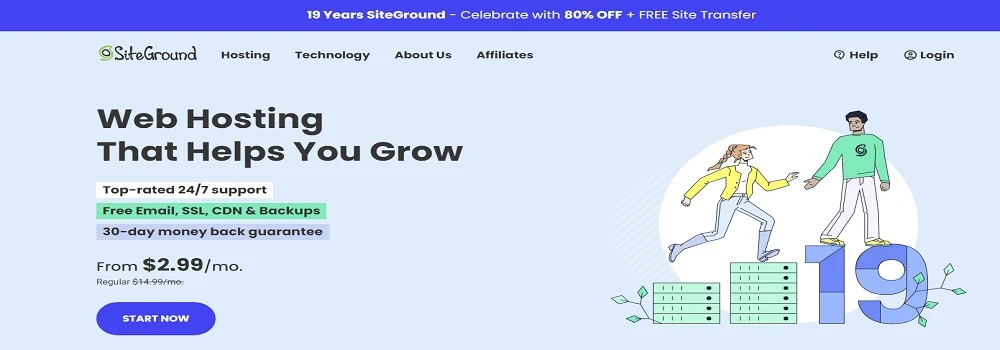 SiteGround hosting