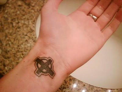 cross tattoo designs wrist tattoos with simple black cross tattoo