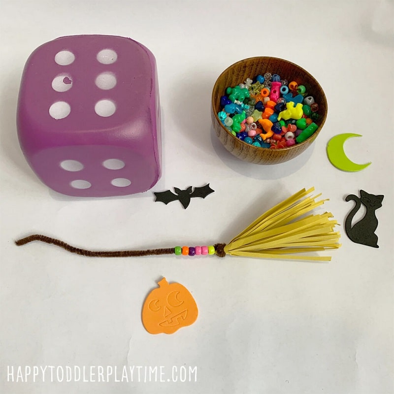 witches broomstick fine motor activity