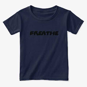 Breathe Toddler Classic Tee Shirt Navy