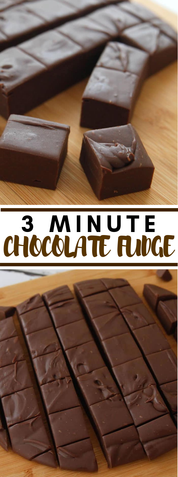 3 MINUTE FUDGE #desserts #chocolate