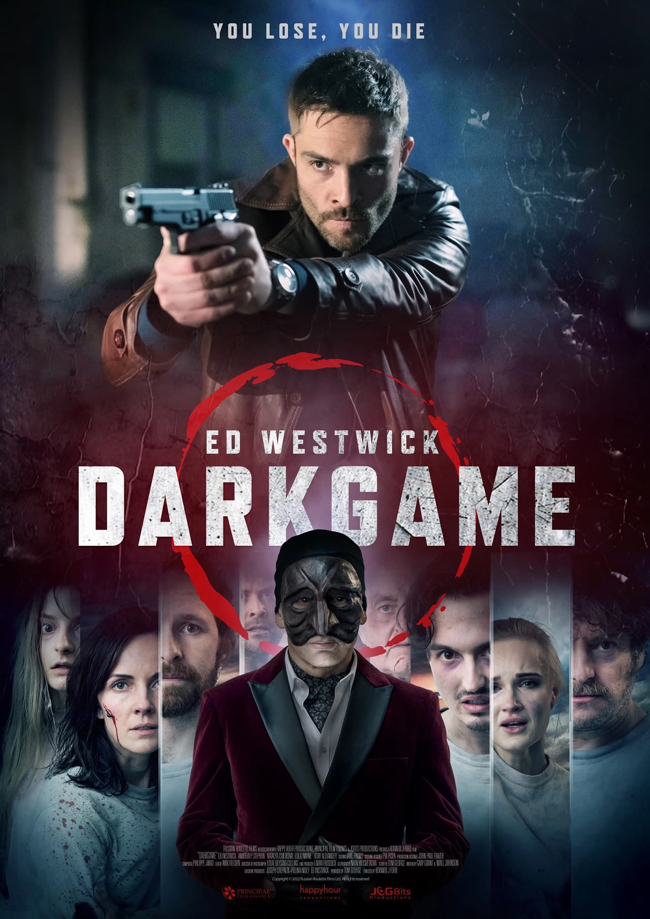 Официальный постер детективного триллера DarkGame («Пила. Джокер»)