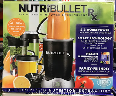 Costco 3900096 - Prepare sauces, purees, salsas, and soups with the NutriBullet Rx