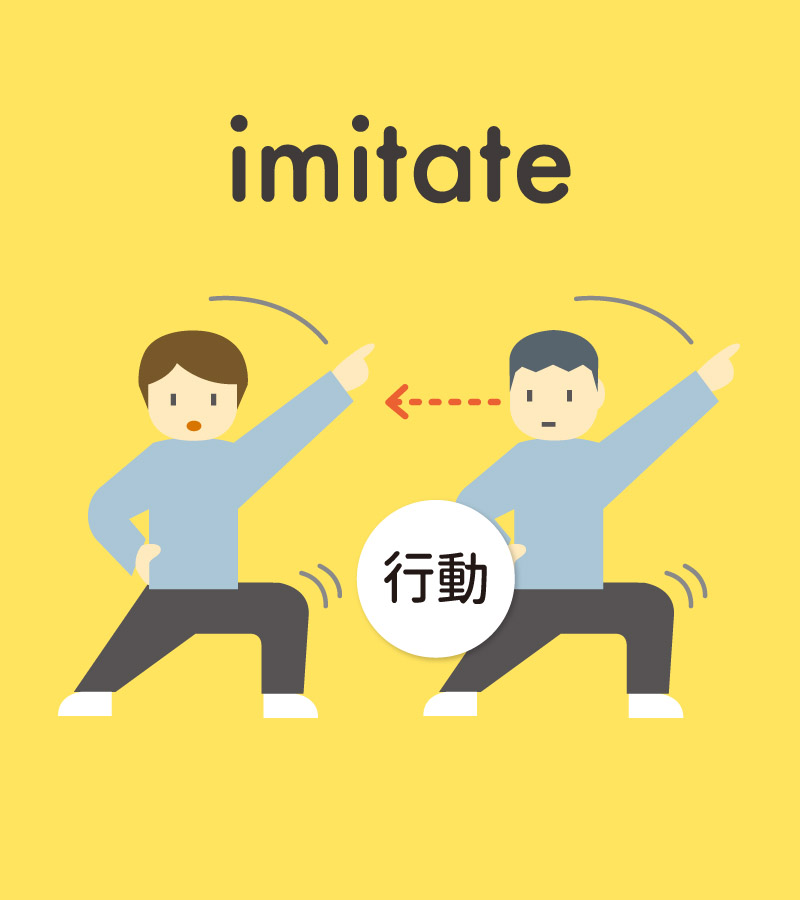 Copy と Imitate の違いとは