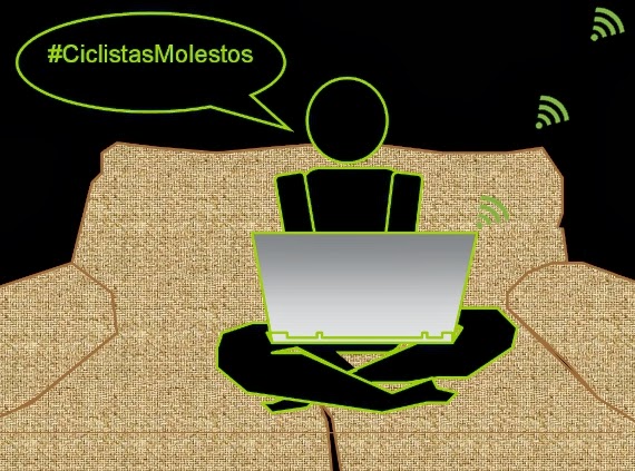 #ciclistasMolestos objetivo 3: Tus amigos de internet que no van en bici