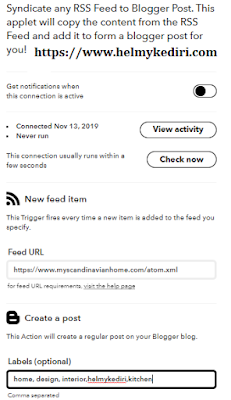 Cara membuat autoblog otomatis dengan IFTT5