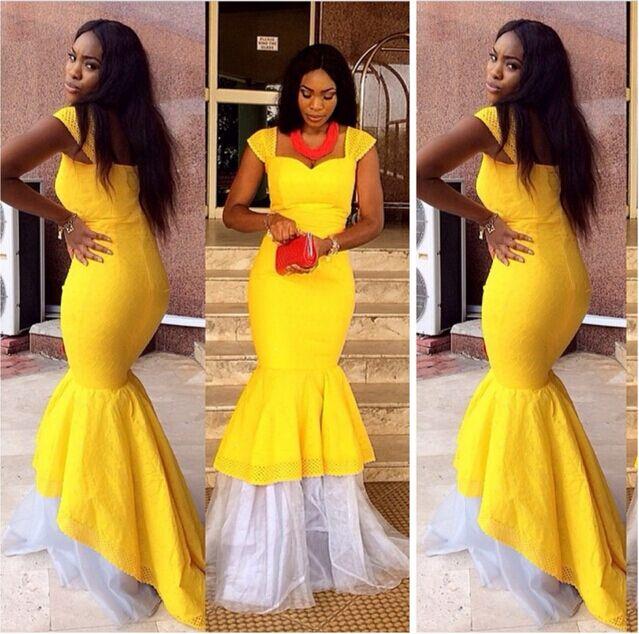 Creative Velvet and Sequin Lace Aso Ebi Styles 2016