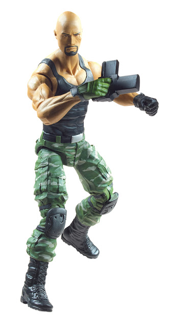First Look: Dwayne “The Rock” Johnson as Roadblock G.I. Joe: Retaliation 3.75 Inch Action Figure