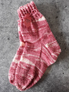 selbst gestrickte Socken