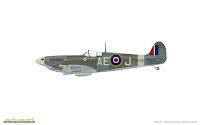 Eduard 1/48 Spitfire Mk. Vb mid (84186) Colour Guide & Paint Conversion Chart