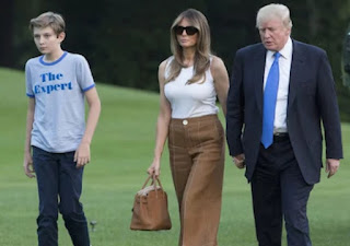 And, as a bonus. How does Trump demonstrate compassion to his wife and son, Baron? In fact, have you seen Baron included in any even or even golf trip by Donald the last few months? What "normal" things that a parent does are missing here with Baron? 