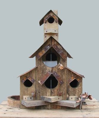 love this mansion of bird houses. There are other versions available 