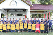 Perkuat Jalinan Sinergitas, TNI - POLRI Gelar Sepak Bola Persahabatan