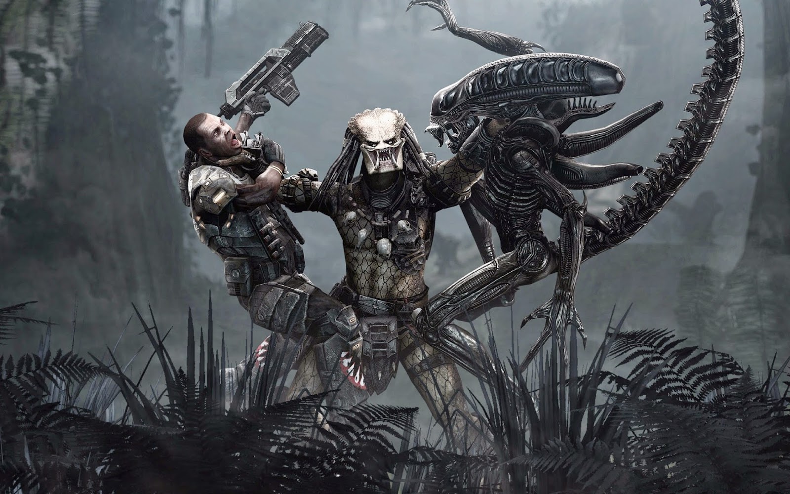 alien vs predator full hd wallpaper 1080wallpaperhd.com}