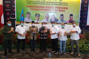 Ardiansyah Julor Promosikan Amplang Khas Inhil di Konkerprov PWI Riau