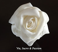 White Fondant Rose