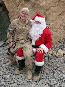Santa paid a visit to Afganistan