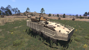 arma2からarma3へストライカー装輪装甲車を取り込むアドオンのMC