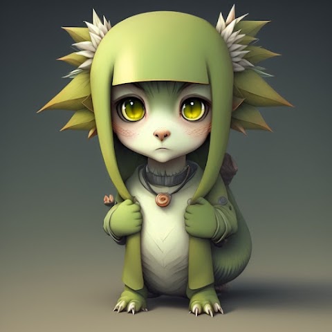 Anime_Character_Generator_dragon_verde_apagado_adorable_anime_creature_3