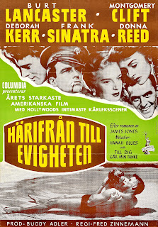 HÄRIFRÅN TILL EVIGHETEN. Cartel: 70 x 100 cms. Suecia. Arte: K. Lipniunas. DE AQUÍ A LA ETERNIDAD. From Here to Eternity. 1953. Estados Unidos. Dirección: Fred Zinnemann. Reparto: Burt Lancaster, Montgomery Clift, Deborah Kerr, Frank Sinatra, Donna Reed, Ernest Borgnine, Jack Warden, Philip Ober, Mickey Shaughnessy, Harry Bellaver, John Dennis, Merle Travis.