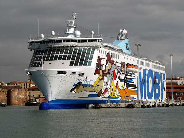 Moby Freedom ferry, IMO 9214379, Livorno