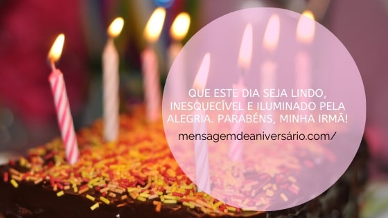 feliz aniversario irmã frases curtas