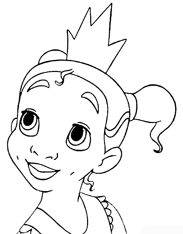Download Disney Princess Tiana Coloring Pages To Girls
