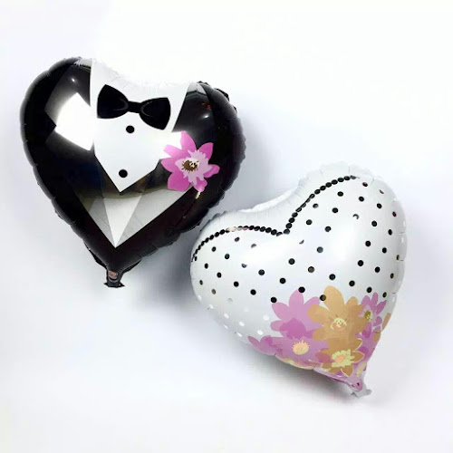 Balon Foil Hati Couple / Foil Love Couple