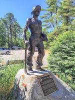 Statue of CCC worker