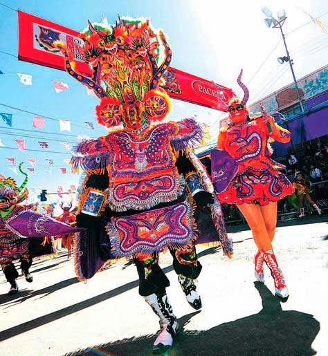 Una muestra del Carnaval de Oruro llegará al G77+China