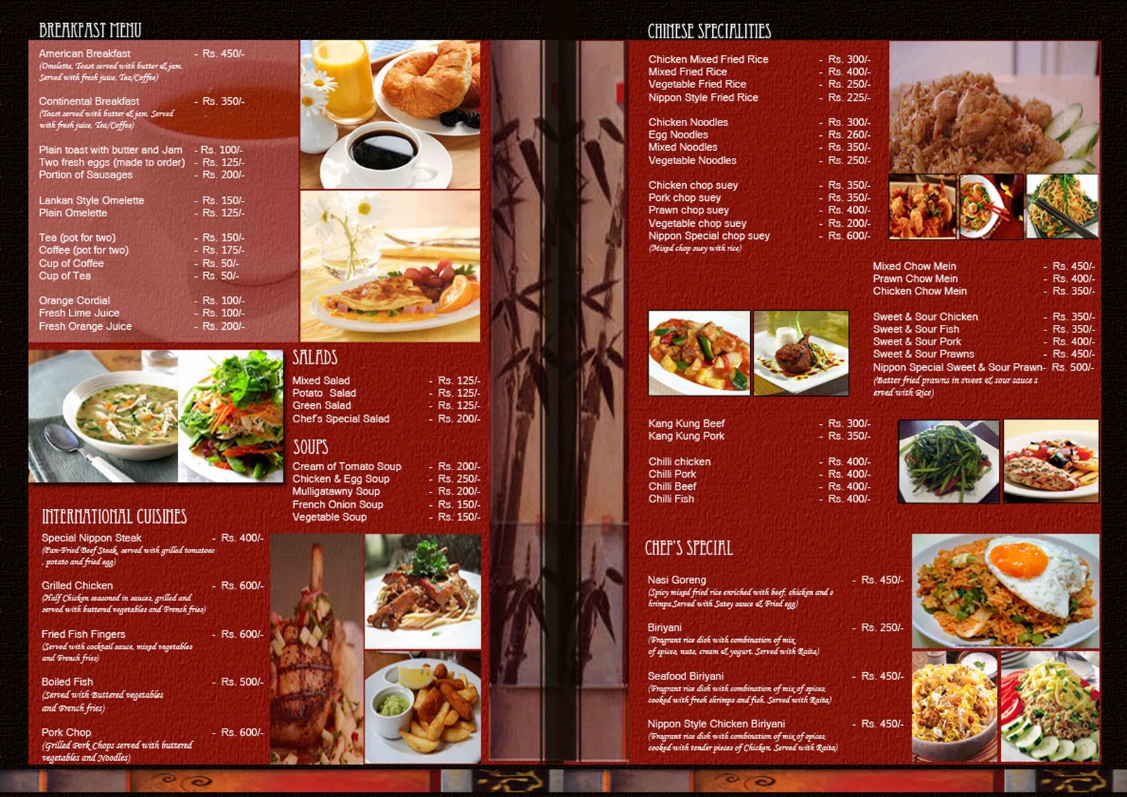 Iseng-Iseng Desain: Contoh Desain Menu Makanan