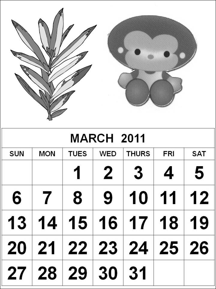 Printable 2011 calendar templates - index.html. General blue printable one 