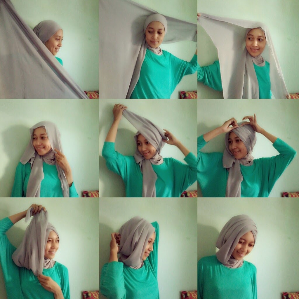 29 Koleksi Tutorial Hijab Paris Turban Terlengkap Tutorial Hijab
