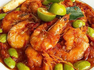 Resep Masakan sambal Udang Petai [DAPUR INTAN]