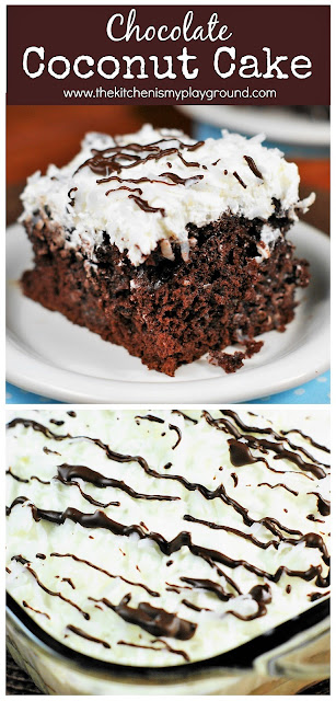  soaked amongst cream of kokosnoot too frosted amongst kokosnoot whipped cream  Coconut Chocolate Cake {with Coconut Whipped Cream Frosting}