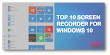 Top 10 screen recorder for windows 10