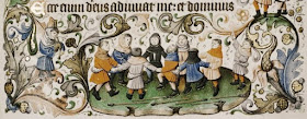 Medieval carollers
