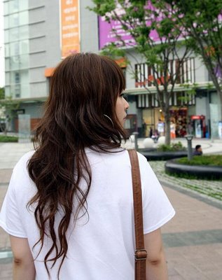 Long Curly Hair Asian. Hair girl hairstyle. asian