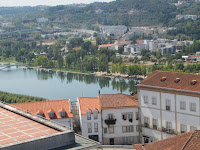 Coimbra Rio Mondego Vistas desde una terraza