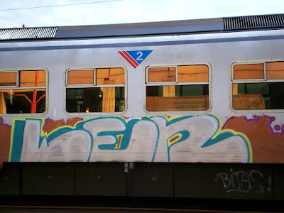 Unknown train graffiti