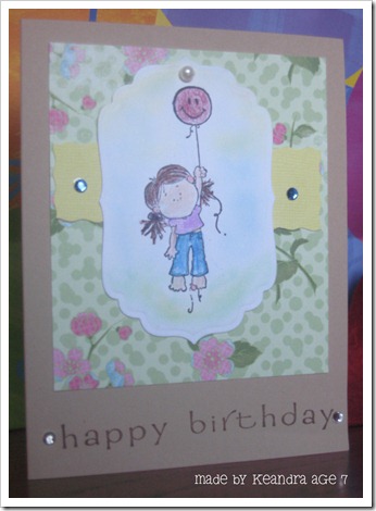 keandra card for brooke