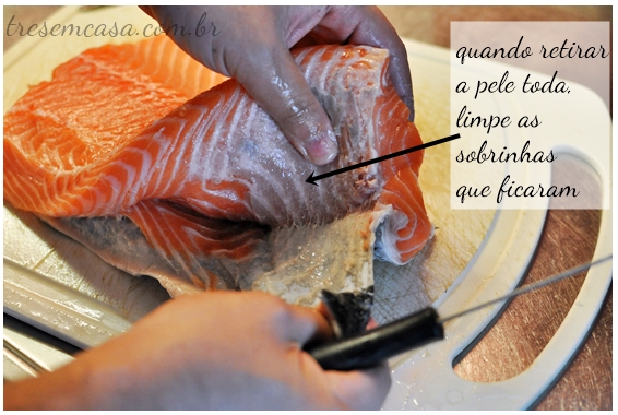 sashimi de salmão receita