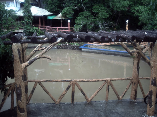 Muddy river of Batis Aramin Resort