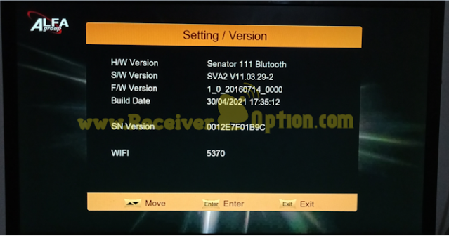 SENATOR 111 BLUTOOTH 1506TV 512 4M NEW SOFTWARE 30 APRIL 2021