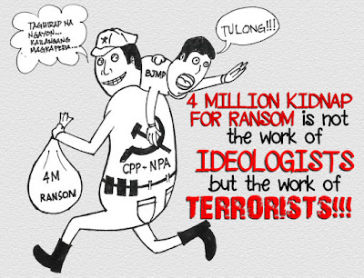 4 MILLION KIDNAP FOR RANSOM is not the work of IDEOLOGIST but the work of TERRORISTS!!!