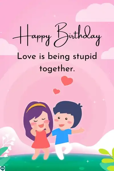 cute birthday wishes for boyfriend images