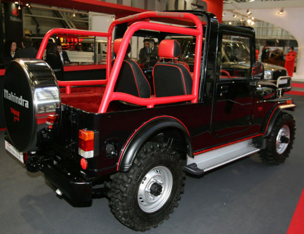 This is the modified version of mahindra's commander jeep