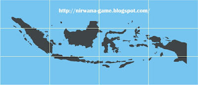 Vector peta pulau indonesia