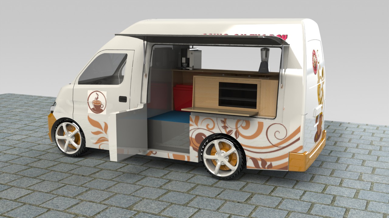 Gnp Design Moko Mobil Toko Coffee Shop