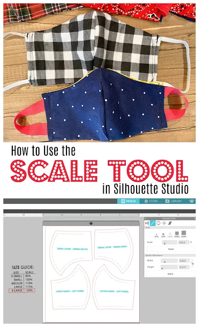 silhouette 101, silhouette school blog, silhouette studio, scale tool, silhouette studio design tools